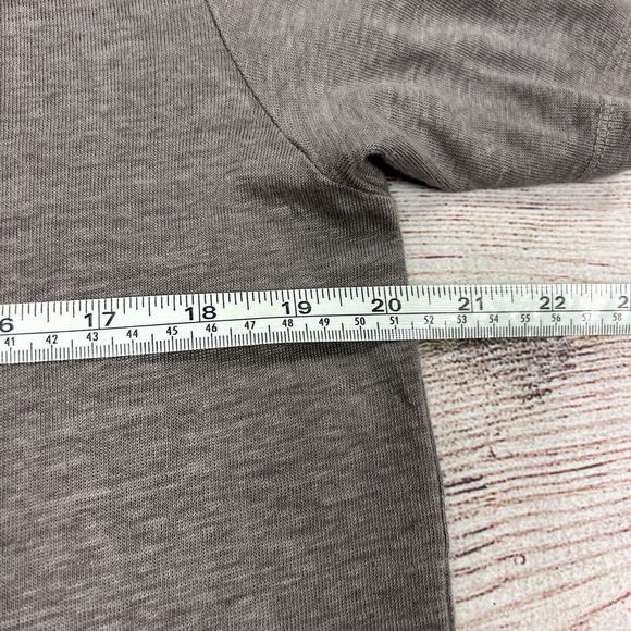 Wool & Co Mens Gray Linen Polo Short Sleeve Shirt Size M Made In Italy - Picture 8 of 9